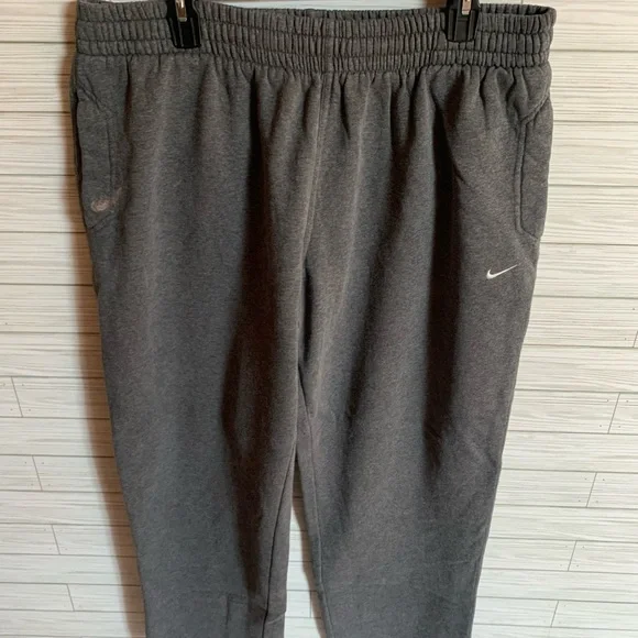 Nike Gray wide leg Sweatpants - Picture 2 of 4